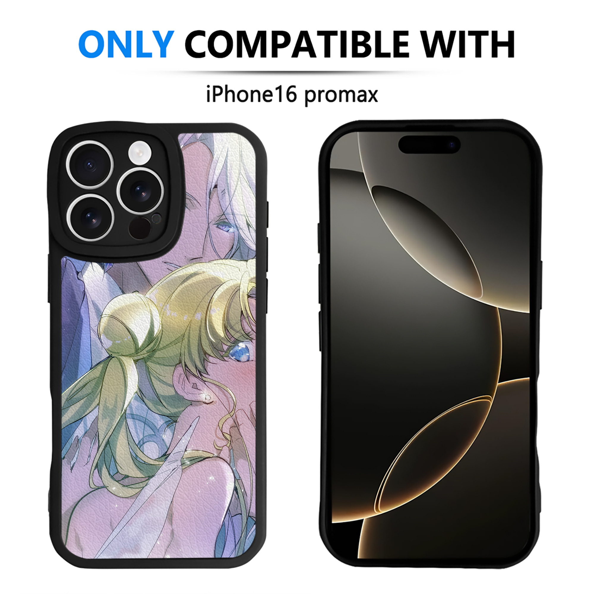 （画像用） 美少女戦士セーラームーン Sailor Moon 【iPhone 16シリーズ対応】シリコンスマホケース（レザー調） 材質：シリコン